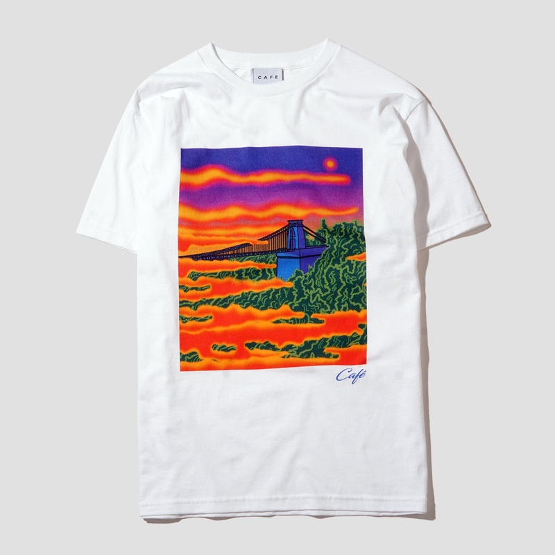 Skateboard Cafe Clifton T-Shirt White Small