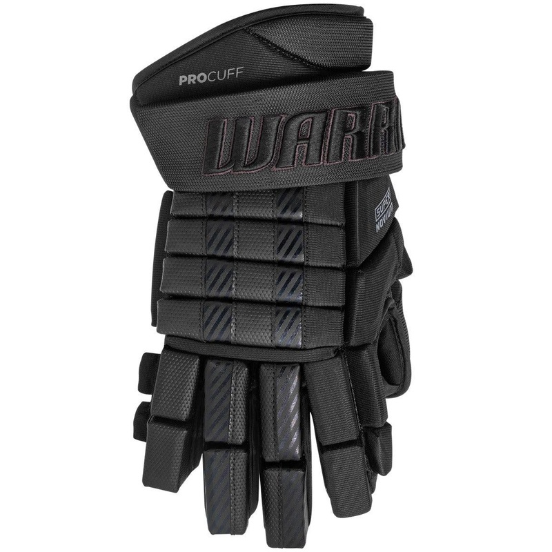Warrior Super Novium Hockey Gloves – Senior 13 Black