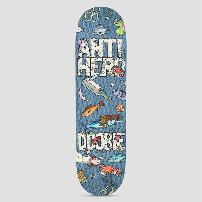 Anti Hero 8.75 Doobie Catch of the Day Skateboard Deck Blue