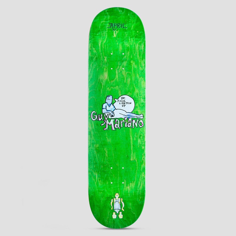 April 8.25 Guy by Gonz Skateboard Deck Green