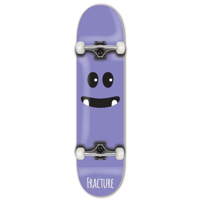 Fracture Lil Monsters Purple Complete Skateboard – 7.75″