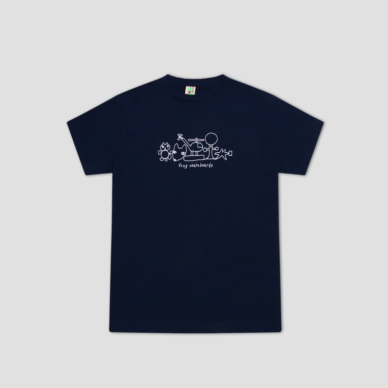 Frog Chopper T-Shirt Navy Small