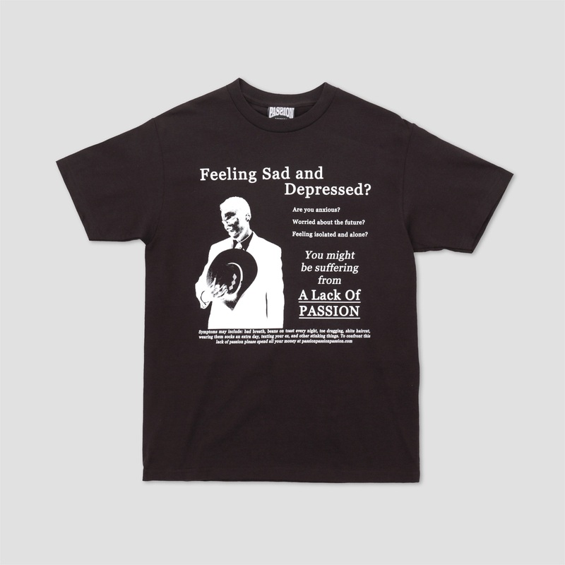 Passion Helpline T-Shirt Black Small