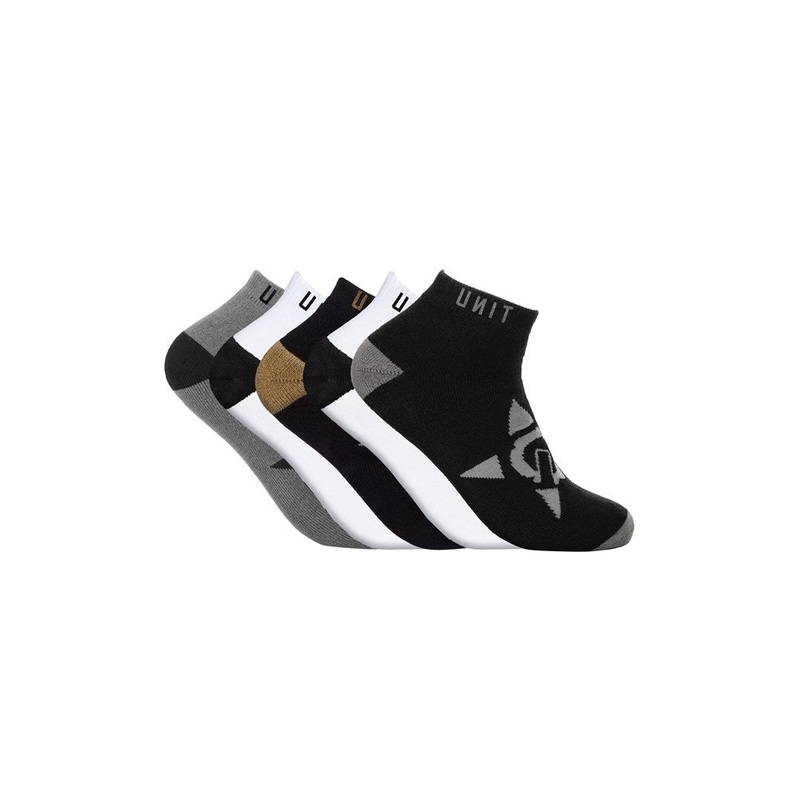 Unit Vital Bamboo Youth Lo-Lux 5 Pack Socks MULTI ONE SIZE