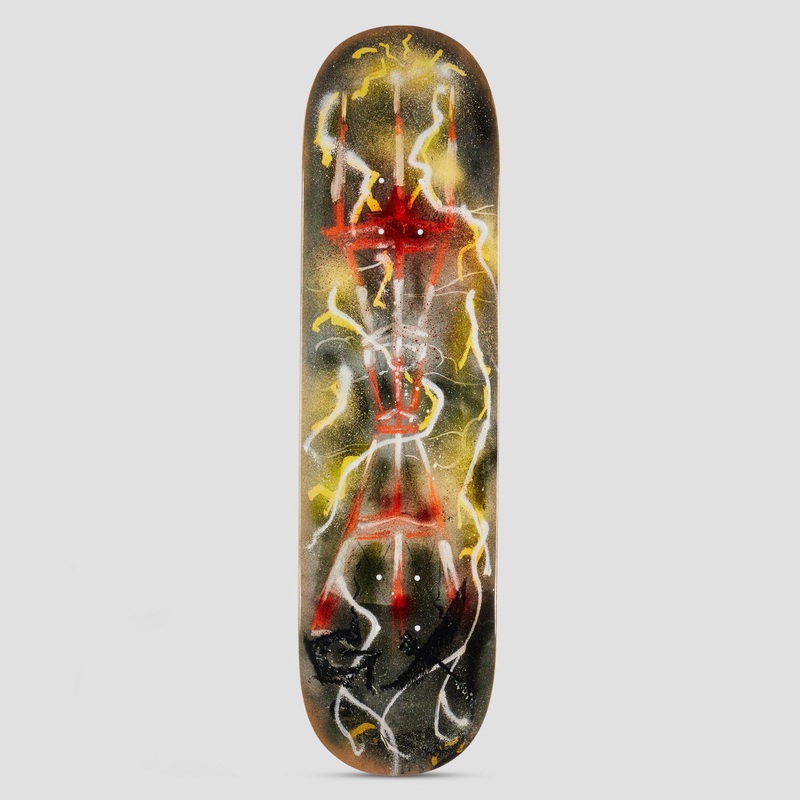 GX1000 8.375 Twin Peaks Skateboard Deck Multi