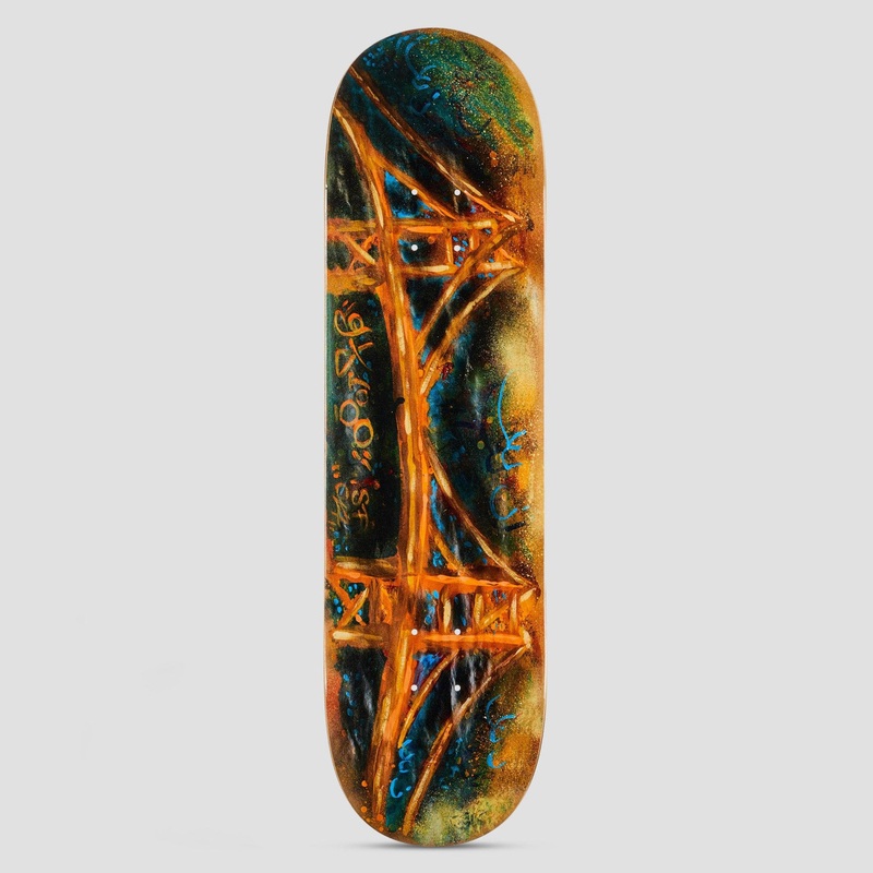 GX1000 8.5 Golden Gate Skateboard Deck Multi