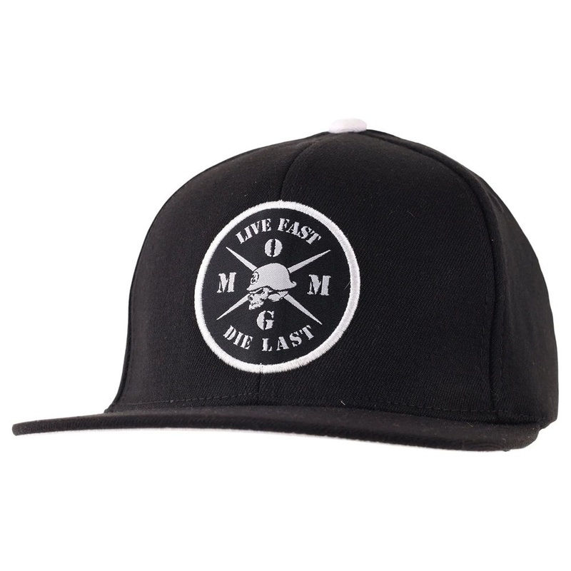 Metal Mulisha Die Last Flex Hat BLACK WHITE S/M
