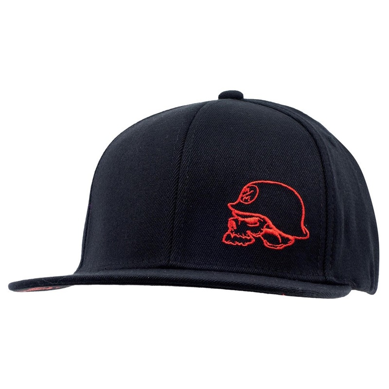 Metal Mulisha Helmet Flex Hat BLACK RED S/M