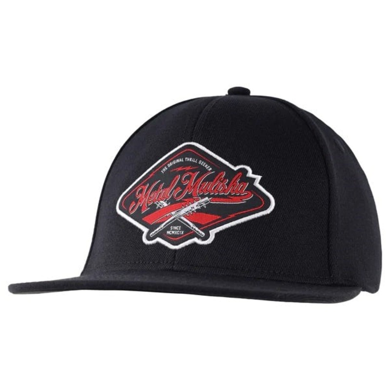 Metal Mulisha Swing Away Flex Hat BLACK RED S/M
