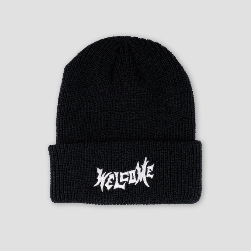 Welcome Vampire Beanie Black