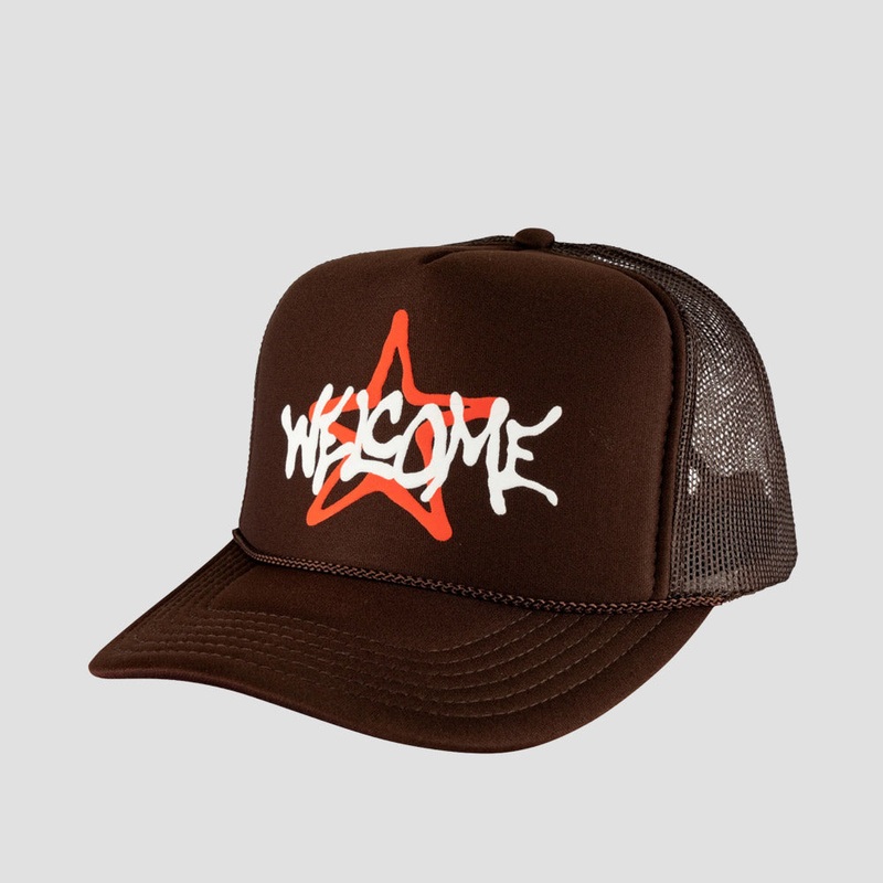 Welcome Vega Trucker Hat Brown