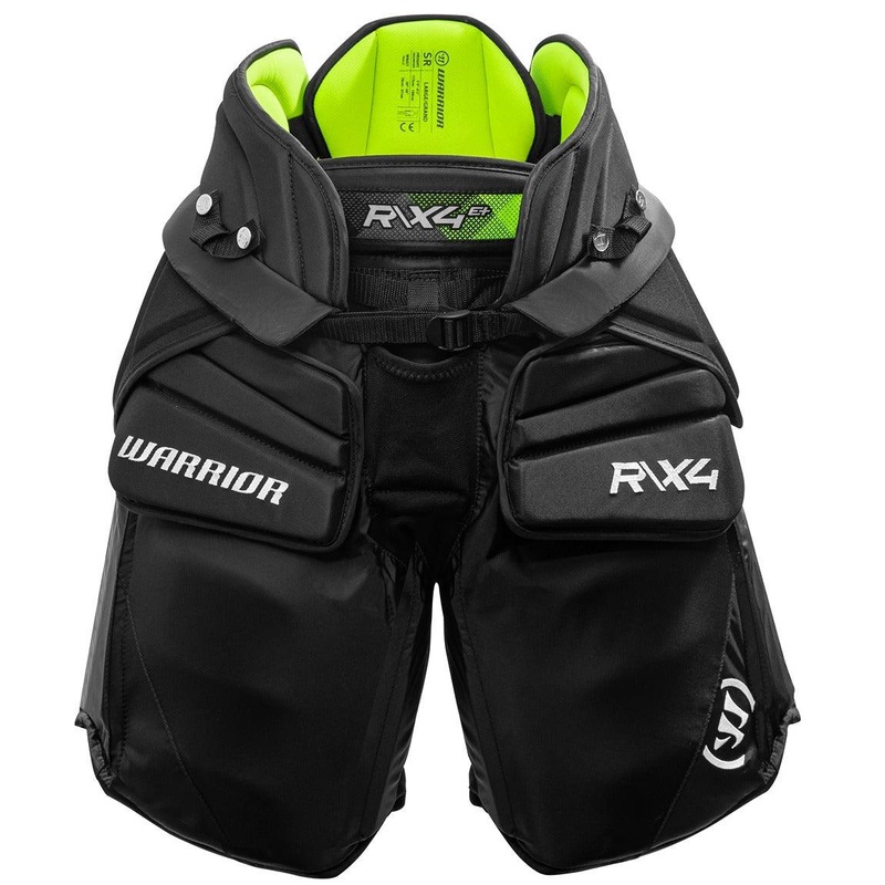 Warrior Ritual X4 E Goalie Pants – Senior S Black