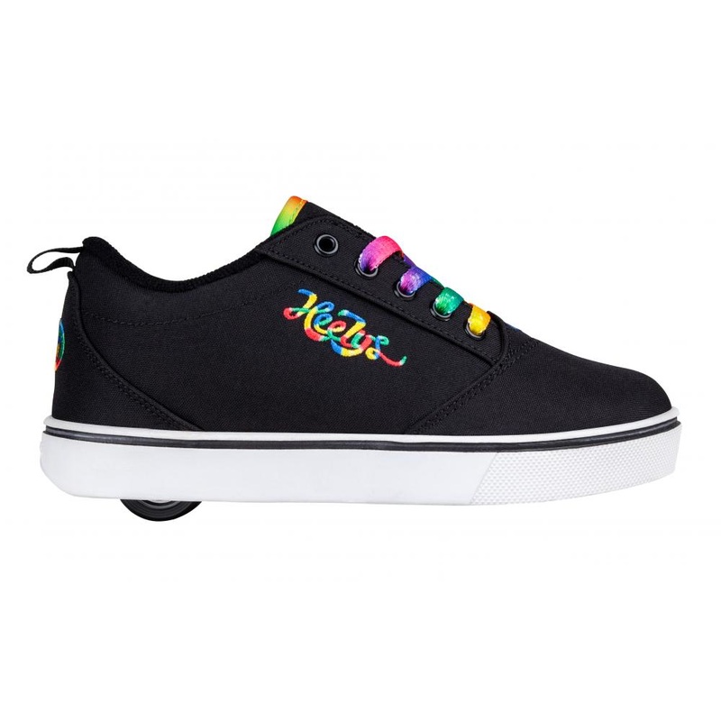 Heelys Pro 20 – Black/Rainbow Cursive UK 12J