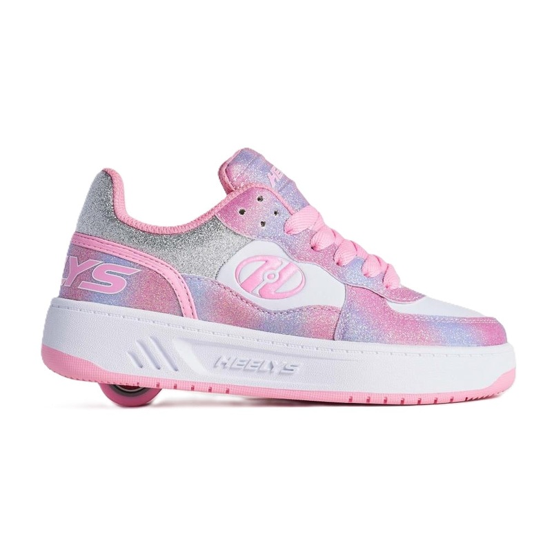 Heelys Rezerve Low – Light Pink/White/Rainbow UK 12J