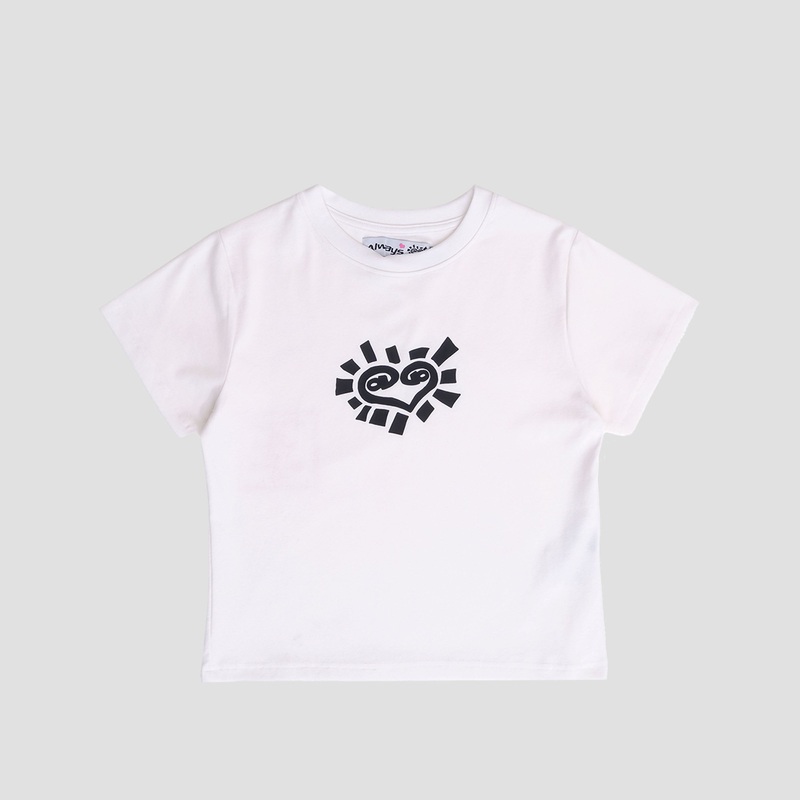 Always Baby He@rt T-Shirt White X-Small