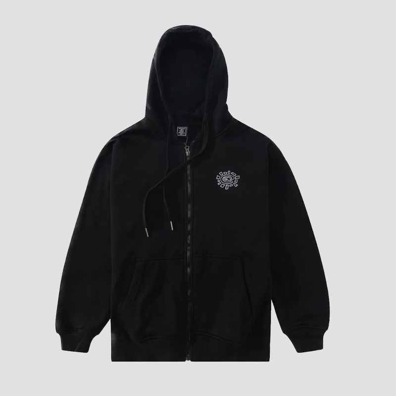 Always Relaxed Zip Hood Black Small