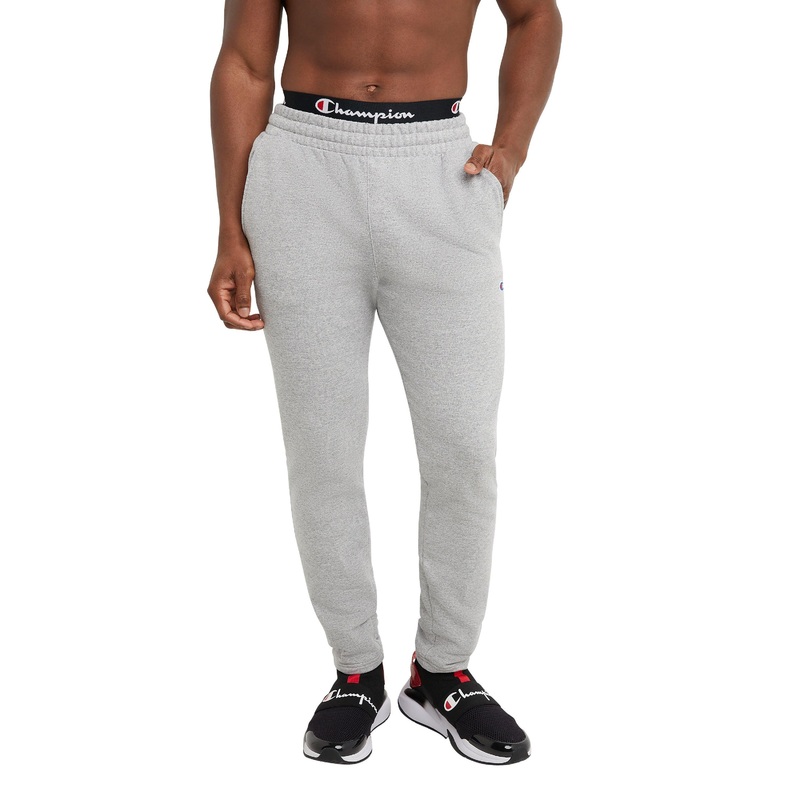 Champion Powerblend Slim Pant – Men S Oxford Gray