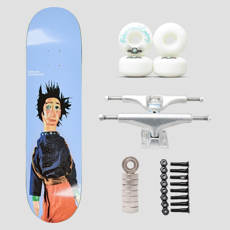 Polar 8.5 Roman Gonzalez Lorca Skateboard Complete Bundle