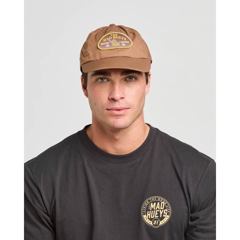 The Mad Hueys Happy Worm Unstructured Cap WALNUT OSFM