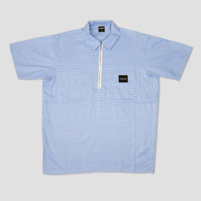 Baglady Workwear Shirt Light Blue Small