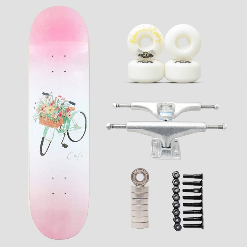 Skateboard Cafe 7.75 Flower Basket Complete Bundle