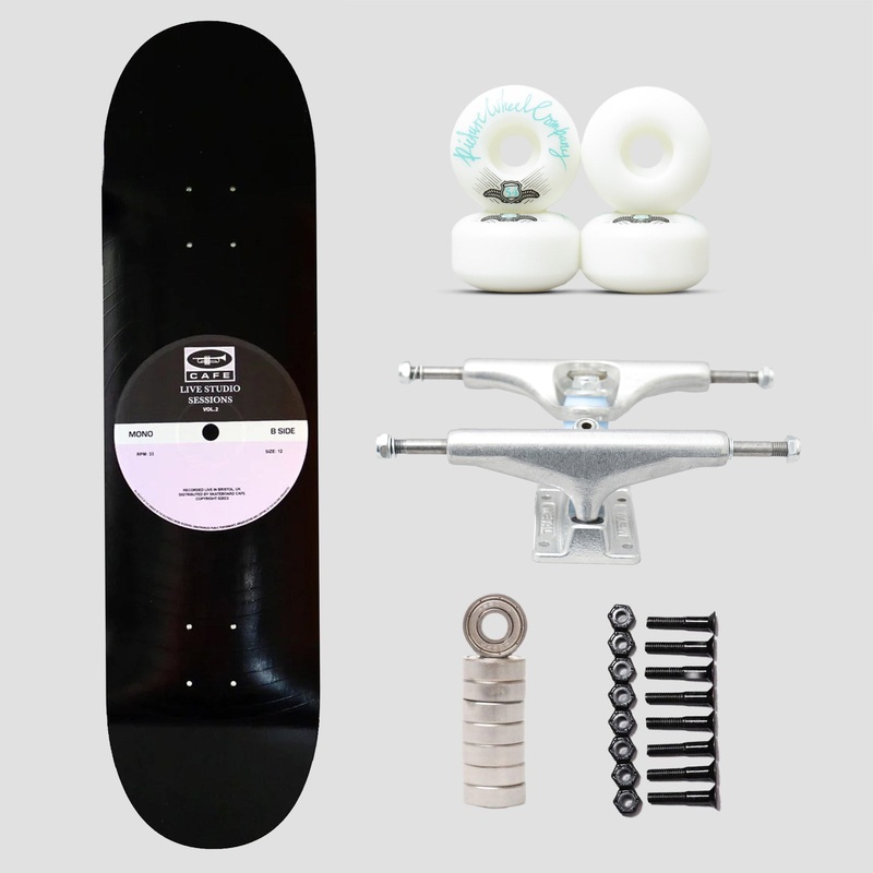 Skateboard Cafe 8.25 45 Skateboard Complete Bundle Black / Lavender