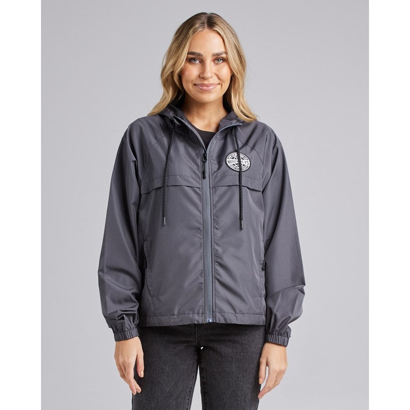 The Mad Hueys Hueys Global Womens Jacket CHARCOAL XS