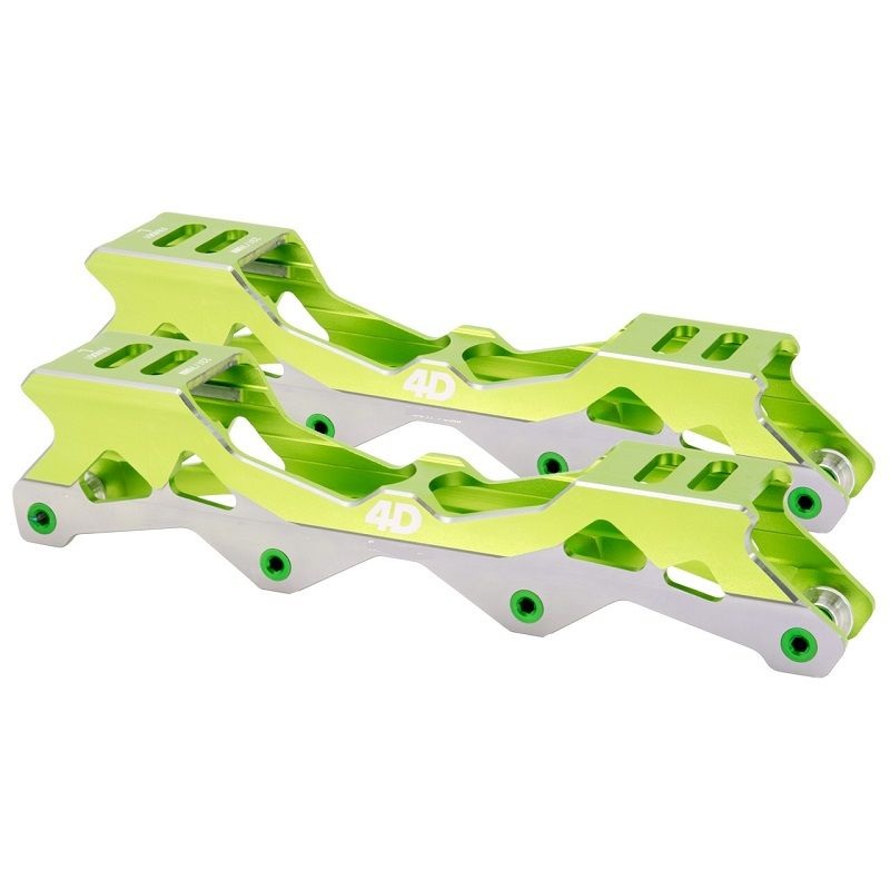FR Skates Green 4D Rockered Frames – 243mm