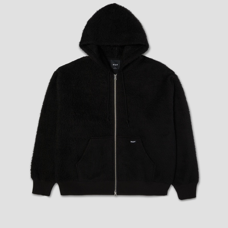 HUF Corso Heavyweight Zip Hood Black Small