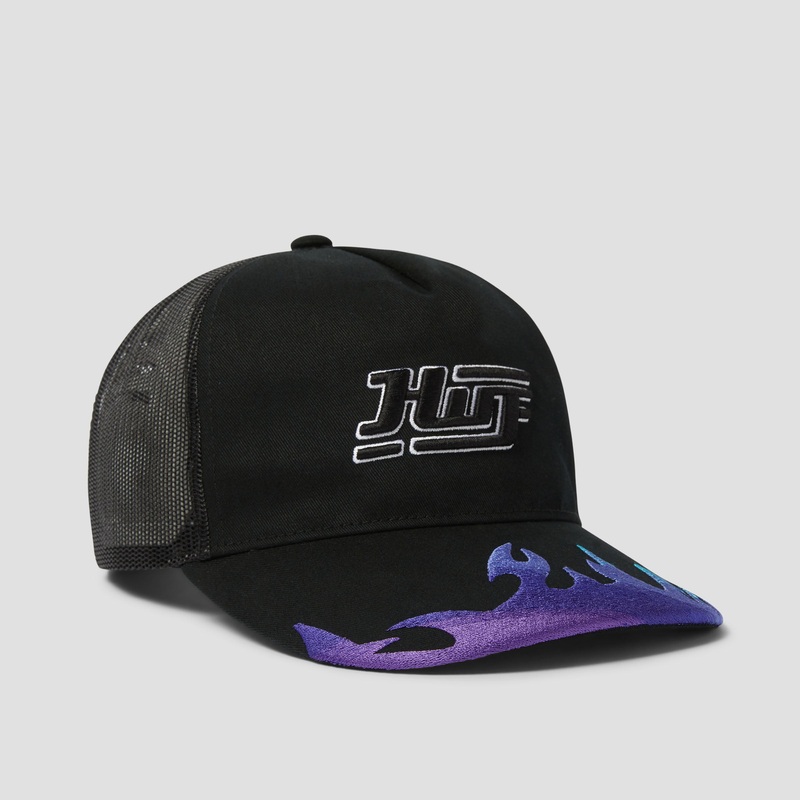HUF Exhaust Trucker Black