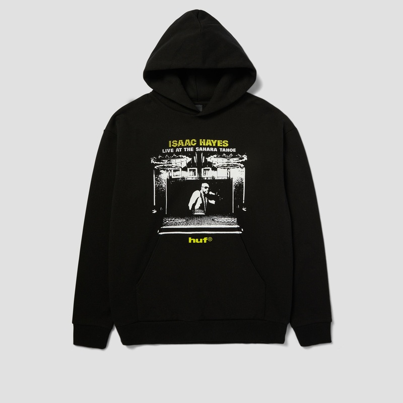 HUF X Isaac Hayes Tahoe Heavyweight Hood Black Small