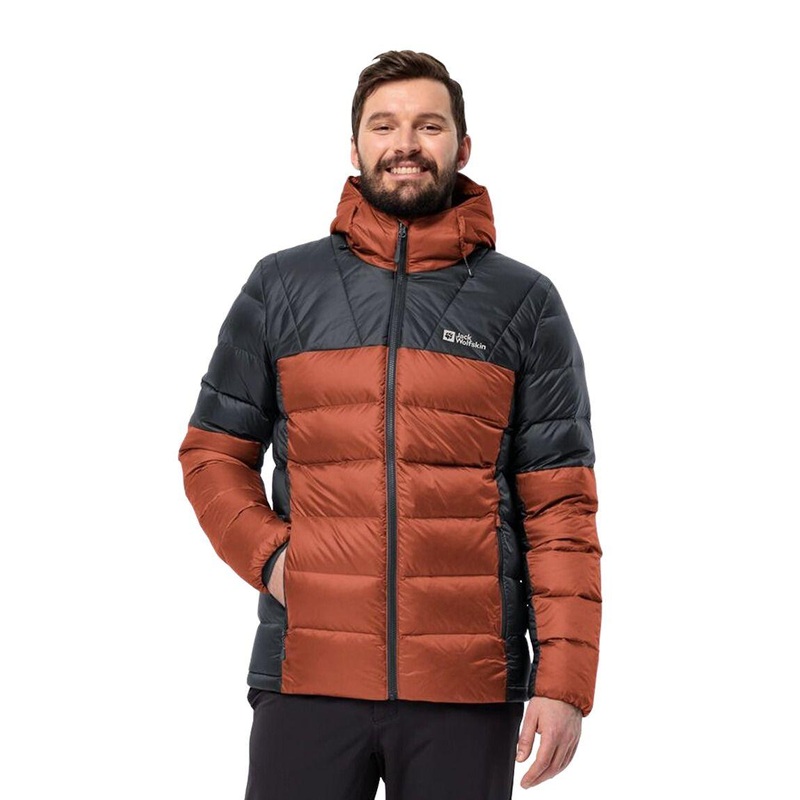 Jack Wolfskin Nebelhorn Down Hoody – Men S Carmine