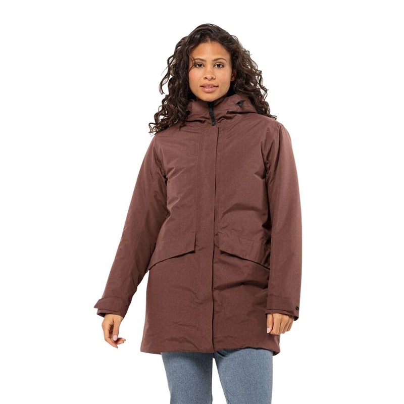 Jack Wolfskin Tempelhof Coat – Women S Wild Ginger