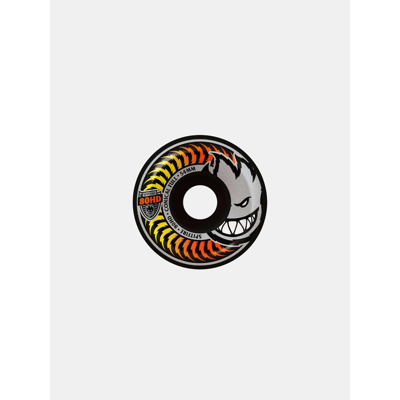 Spitfire 80HD Fade Conical Full Wheels – Black 58mm