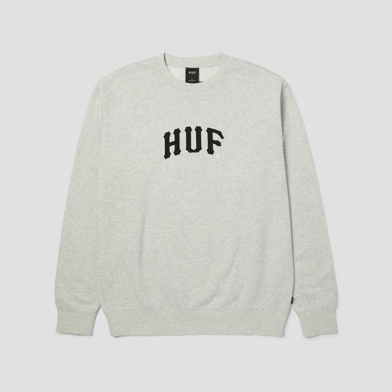 HUF Arch Applique Crew Ash Small