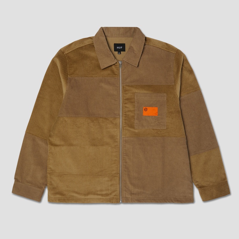 HUF Union Corduroy Shacket Clay Small
