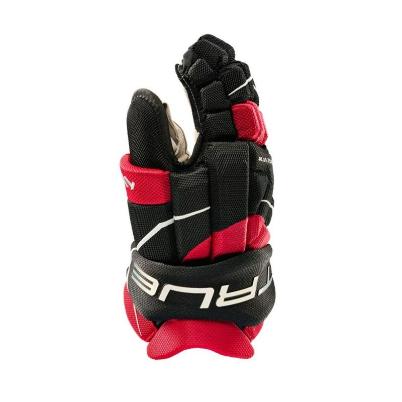 True Catalyst 7X3 Hockey Gloves – Junior 10 Black/Red