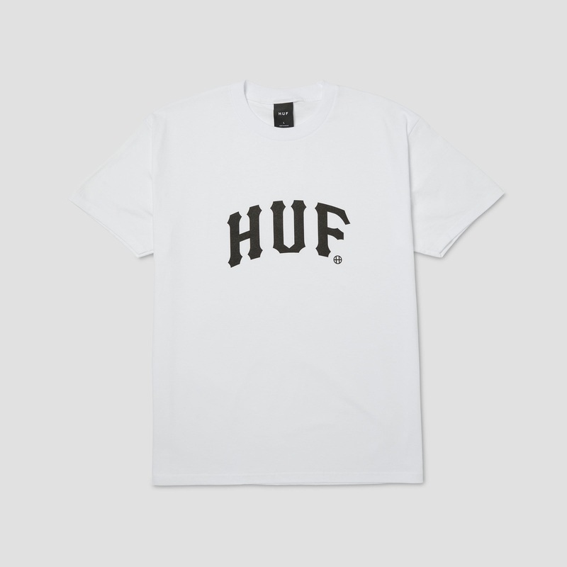 HUF Arch T-Shirt White Small