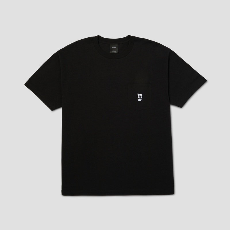 HUF Megablast Pocket T-Shirt Black Small