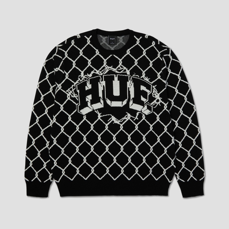 HUF Breakthrough Crew Sweater Black Small