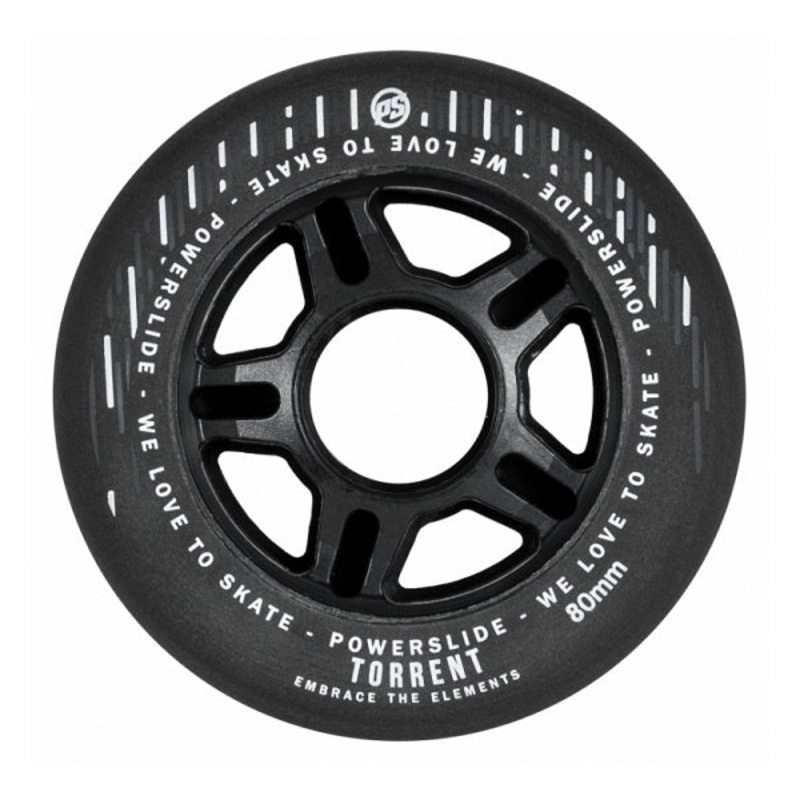 Powerslide Torrent 80mm 84a Wet Weather Wheels – Set of 8