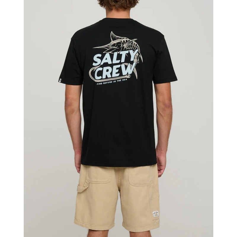 Salty Crew Hook Up Premium Tee Black S