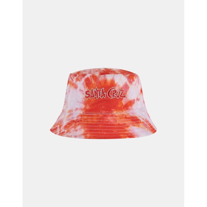 Santa Cruz SC Tropic Girls Bucket Hat ROSE TIE DYE OSFM