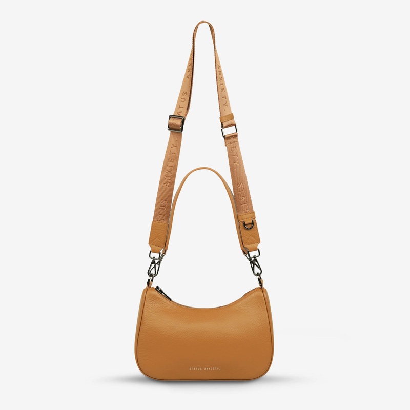 Status Anxiety Look Both Ways Bag – Tan Tan ONE SIZE