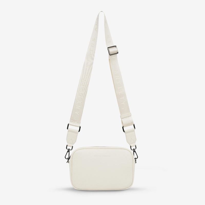 Status Anxiety Plunder With Webbed Strap Bag – Chalk Chalk ONE SIZE
