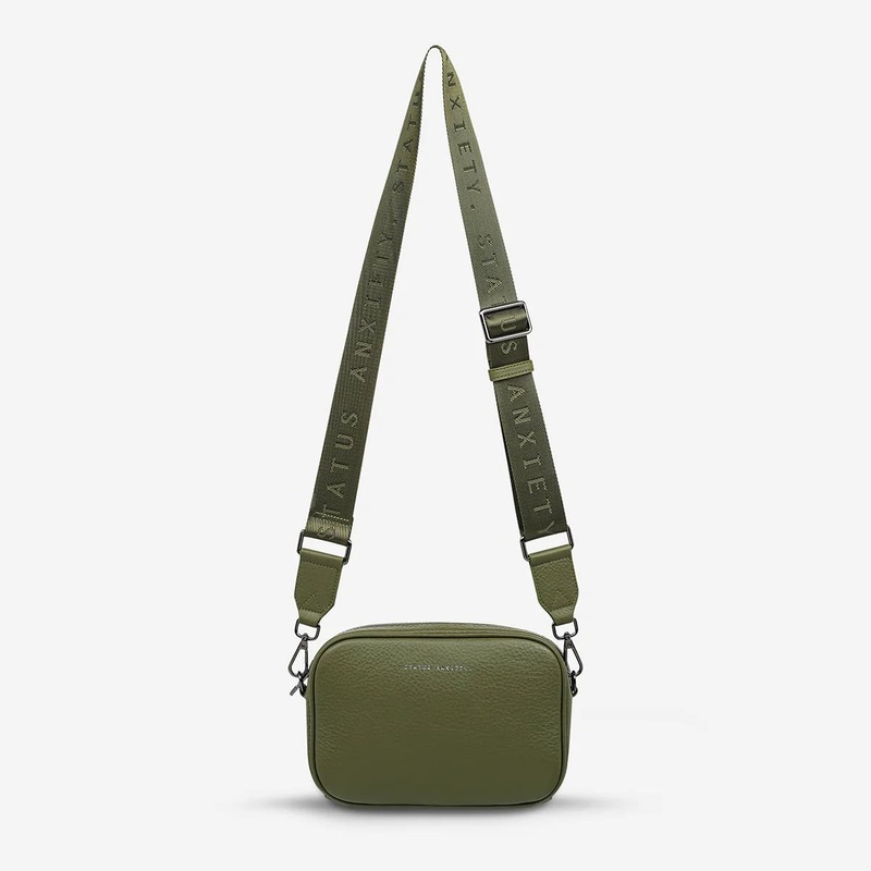 Status Anxiety Plunder With Webbed Strap Bag – Khaki Khaki ONE SIZE