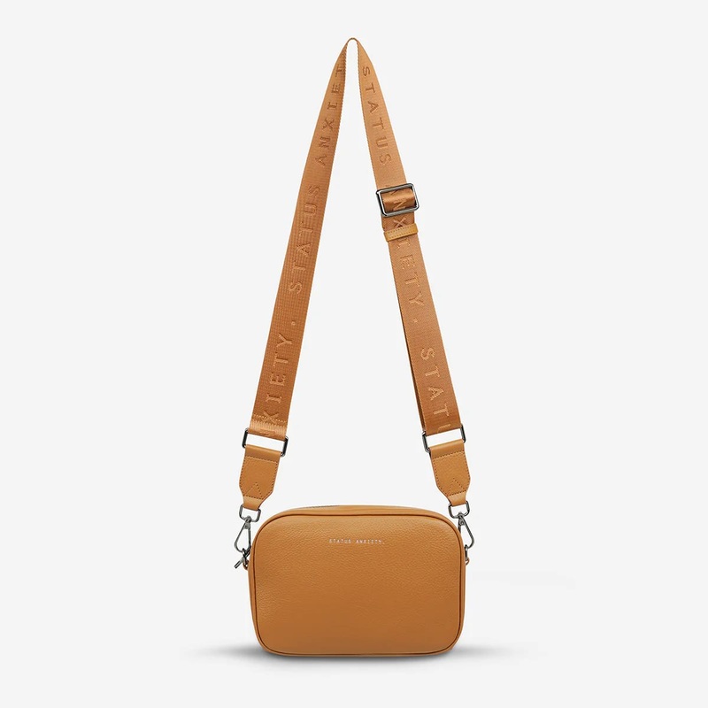 Status Anxiety Plunder With Webbed Strap Bag – Tan Tan ONE SIZE