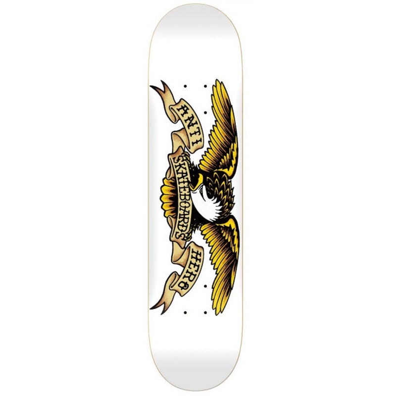 Anti Hero Classic Eagle White Skateboard Deck – 8.75″