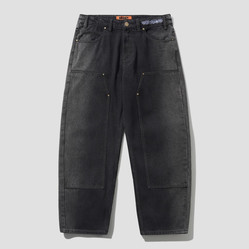 Butter Goods Bronco Denim Jeans Washed Black 28