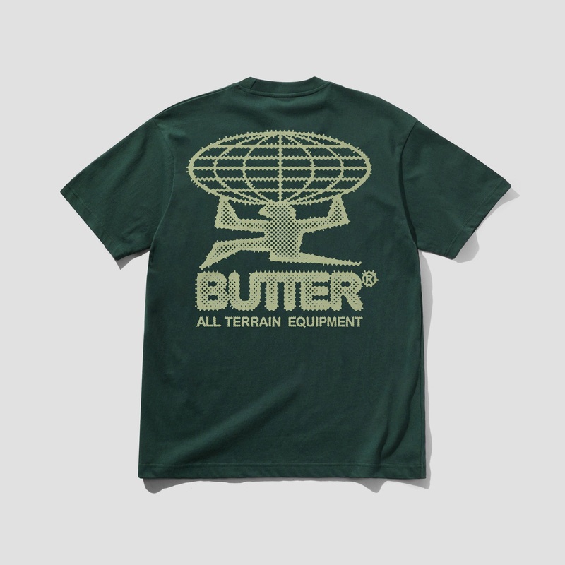Butter Goods Terrain T-Shirt Dark Forest Small